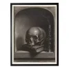 Black Skull Halloween Wall Plaque