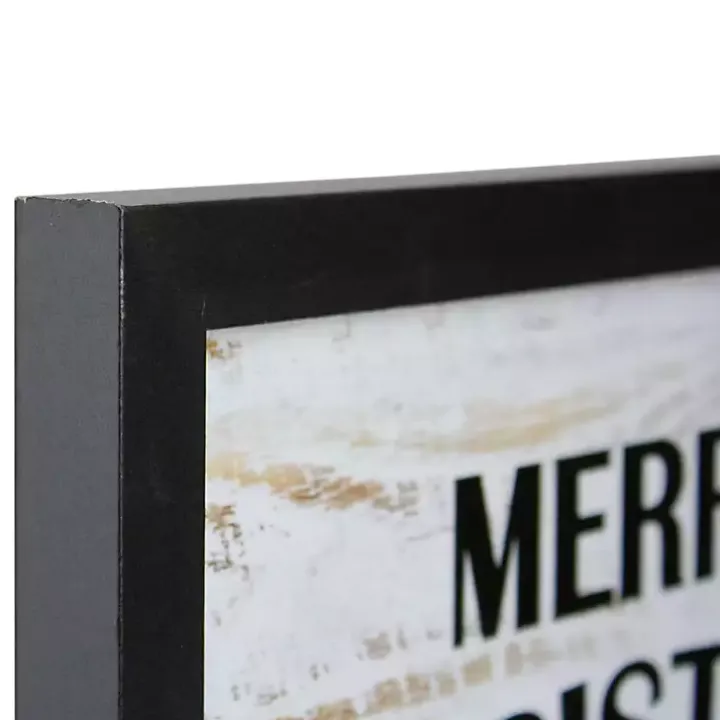 Black White Winter Scene LED Canvas Art Print