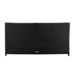 Black Wicker Outdoor Daybed