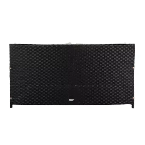 Black Wicker Outdoor Daybed