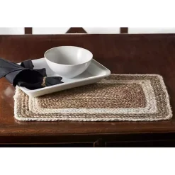 Bleached Border Jute Placemats