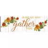 Bless All Who Gather Here Fall Canvas Art Print