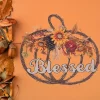 Blessed Twig Pumpkin Shaped Wreath