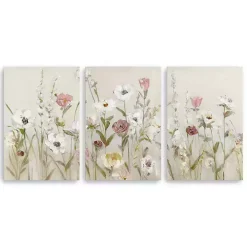 Blooming Around Canvas Art Prints, Set of 3