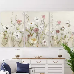 Blooming Around Canvas Art Prints, Set of 3