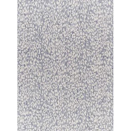 Blue Amur Outdoor Rug, 5x7