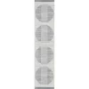 Blue and Ivory Linear Moons Runner, 2x12