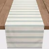 Blue and White Country Stripe Table Runner, 72 in.