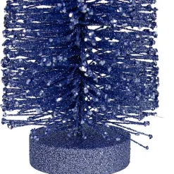 Blue Bottle Brush Christmas Tree, 14 in.