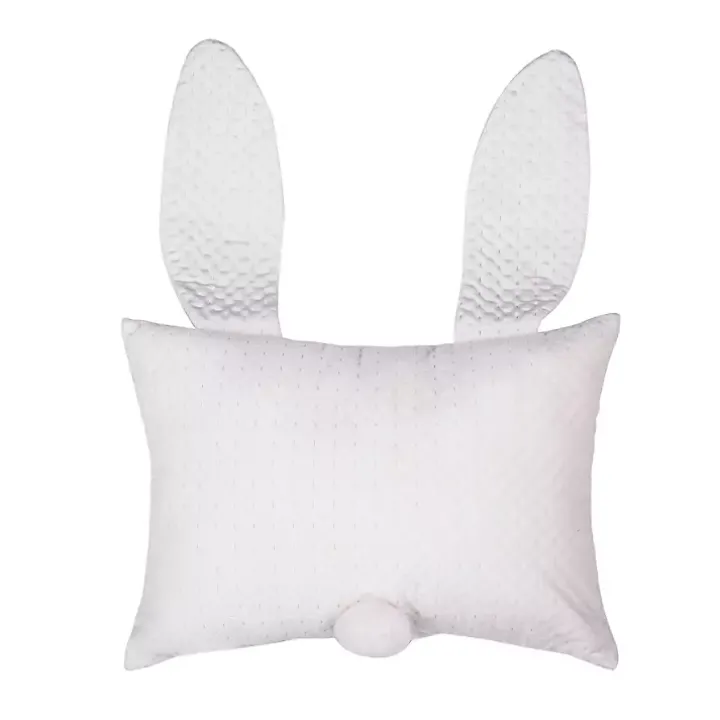 Blue Bunny Face Pillow