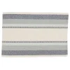 Blue Coastal Ribbed Striped Placemats, Set of 4