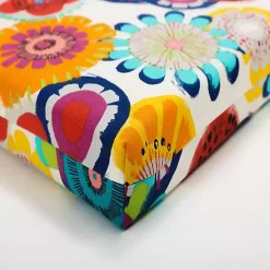 Blue Confetti Outdoor Chair Cushion