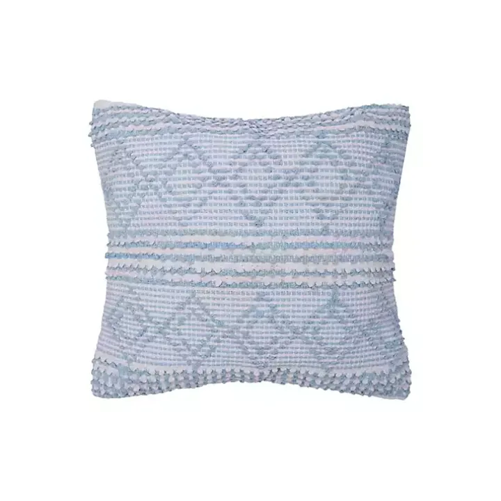Blue Geometric Stella Throw Pillow