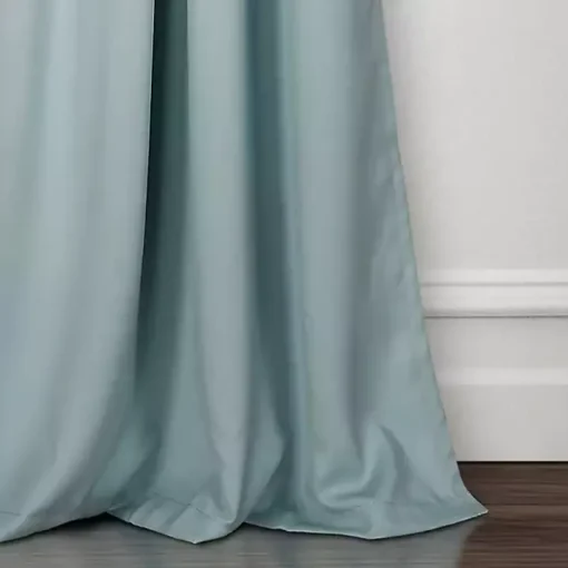 Blue Insulated Blackout Curtain Panel Set, 108 in.