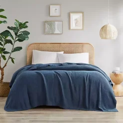 Blue King Rylan Knit Blanket