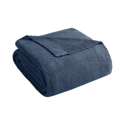 Blue King Rylan Knit Blanket