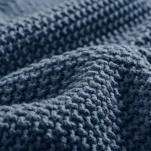 Blue King Rylan Knit Blanket