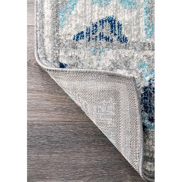 Blue Kiyoko Area Rug, 5x7