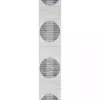Blue Linear Geometric Washable Runner, 2x10
