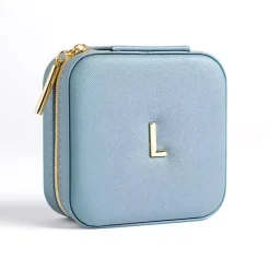 Blue Monogram L Travel Jewelry Box