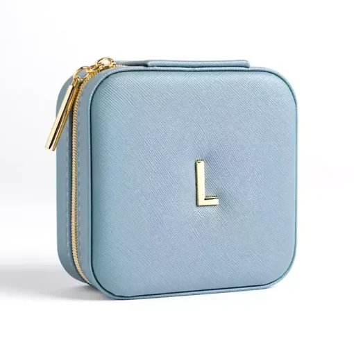Blue Monogram L Travel Jewelry Box