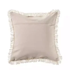 Blue Octopus Accent Pillow with Fringe
