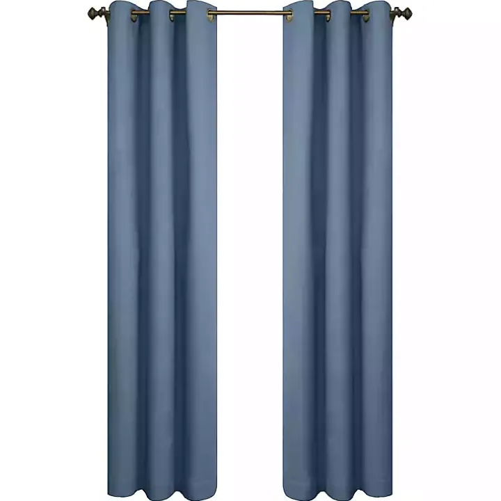 Blue Room Darkening Curtain Panel Set, 72 in.