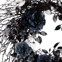 Blue Roses and Deadwood Wreath