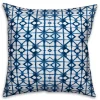 Blue Shibori Outdoor Pillow