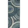 Blue Spheres Indoor/Outdoor Runner, 1x4