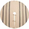 Blue Striped Banded Christmas Tree Skirt
