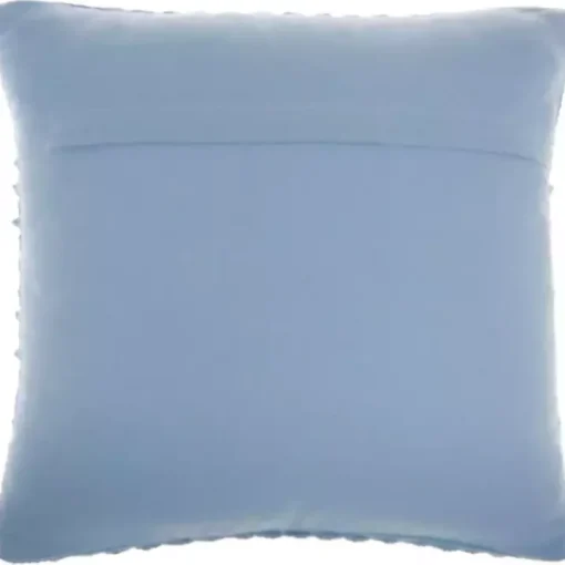 Blue Textured Stripes Pillow