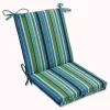 Blue Topanga Striped Outdoor Chair Cushion