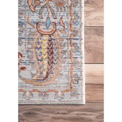 Blue Vintage Killian Area Rug, 5x8