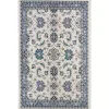 Blue Vintage Medallion Indoor/Outdoor Rug, 4x6