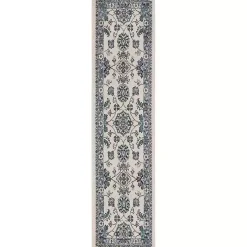 Blue Vintage Medallion Indoor/Outdoor Runner