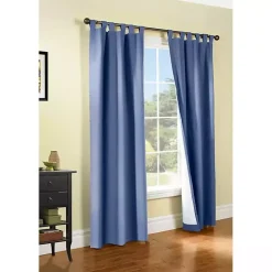 Blue Weathermate Blackout Curtain Panel, 95 in.