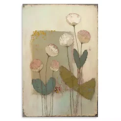 Blushcup Floral Encaustic Canvas Art Print