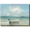 Boat on Shore Outdoor Canvas Art Print