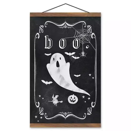 Boo Ghost Icons Halloween Wall Art