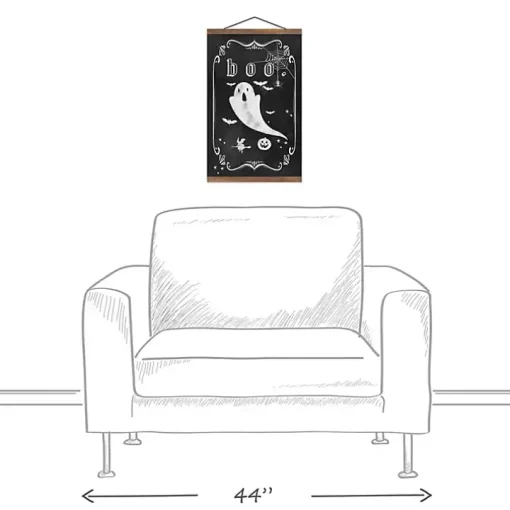Boo Ghost Icons Halloween Wall Art