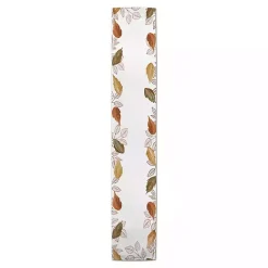 Bordered Autumn Leaves Table Runner, 90 in.