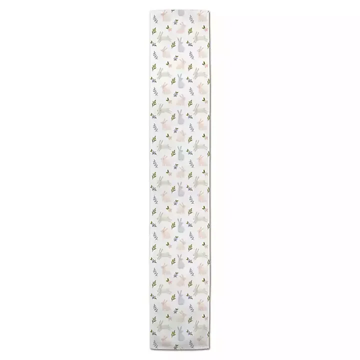 Botanical Bunny Table Runner, 90 in.