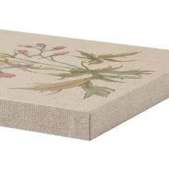 Botanical Linen Art Prints, Set of 3