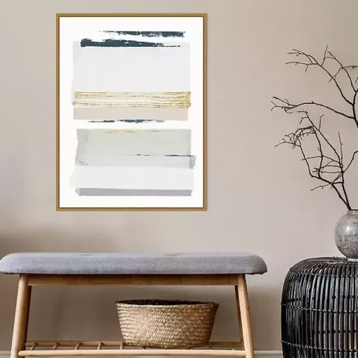 Boulevard II Framed Canvas Art Print