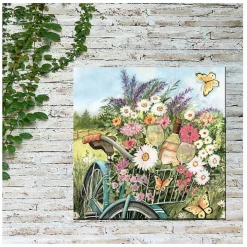 Brandy's Bike Outdoor Canvas Art