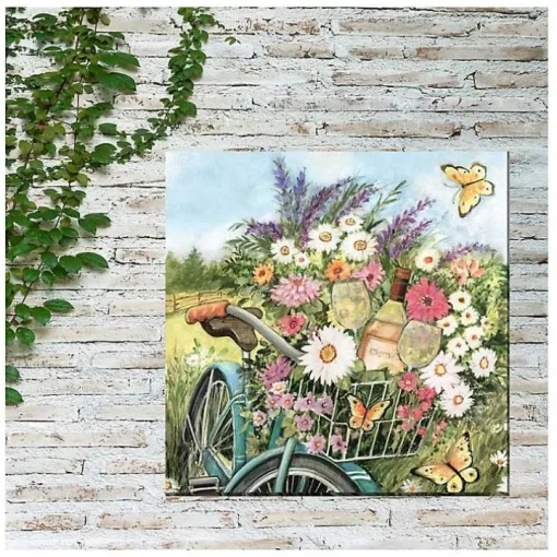 Brandy's Bike Outdoor Canvas Art