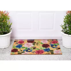 Bright Boho Flowers Doormat