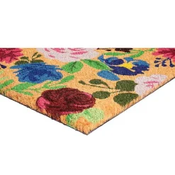 Bright Boho Flowers Doormat