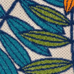 Bright Branches Round Outdoor Area Rug, 7x7